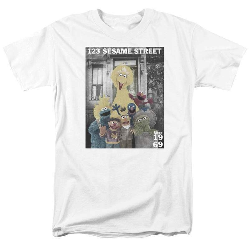 123 Sesame Street Since 1969 T shirt educational TV series graphic