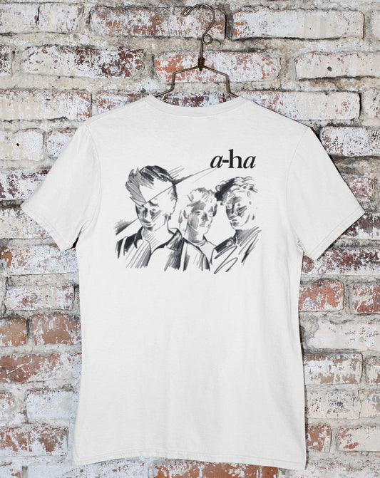 A-HA Retro Vibes Graphic Tee - Iconic 80s Synthpop Band T-Shirt - Retro T-shirt