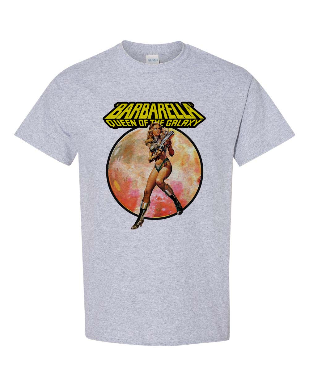 Barbarella T-Shirt - Retro Sci-Fi Movie Tee Vintage Science Fiction Graphic Tee