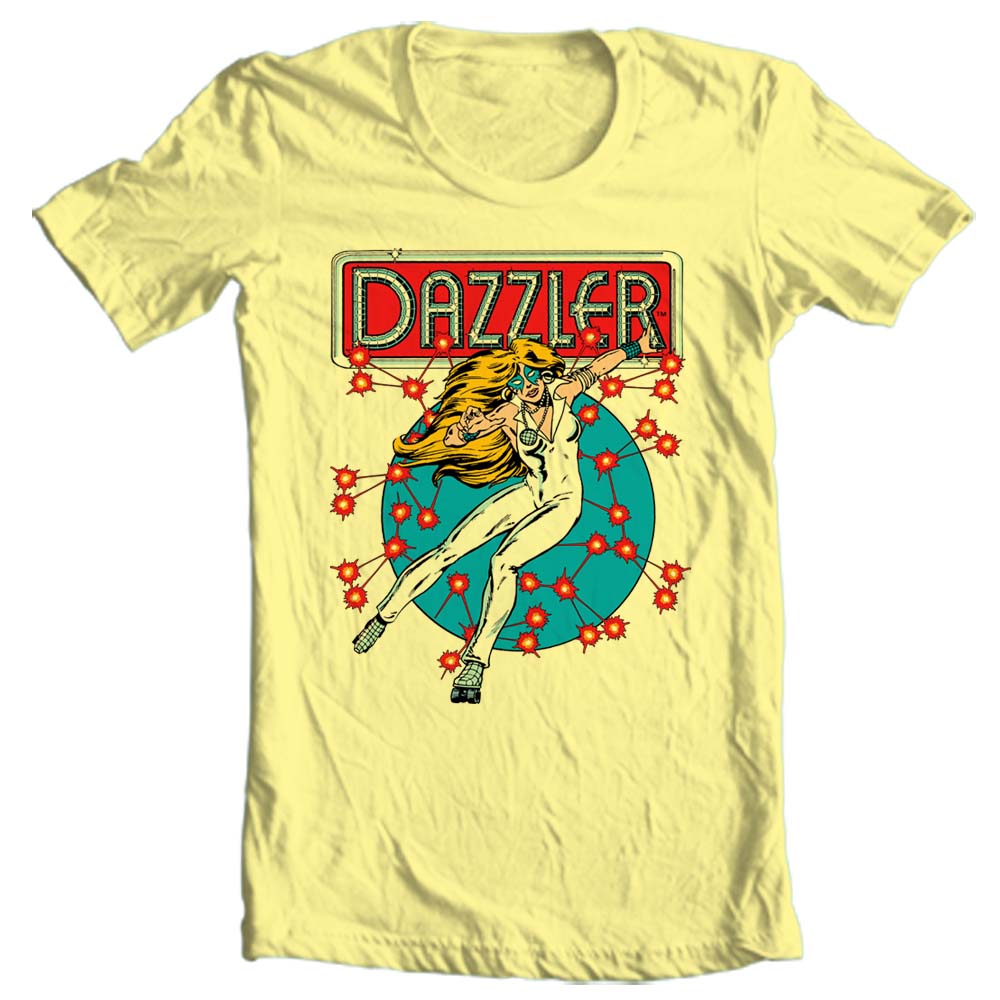 Dazzler X-Men T-Shirt - 80s Retro Marvel Tee for Comic Fans-Cotton Graphic Tee