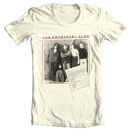 Breakfast Club t-shirt retro 80s movie cotton beige tee UNI362