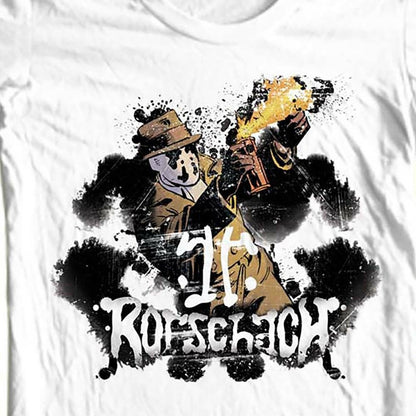 Rorschach The Watchmen T-shirt  DC Comics graphic novel 1980s graphic tee WBM260