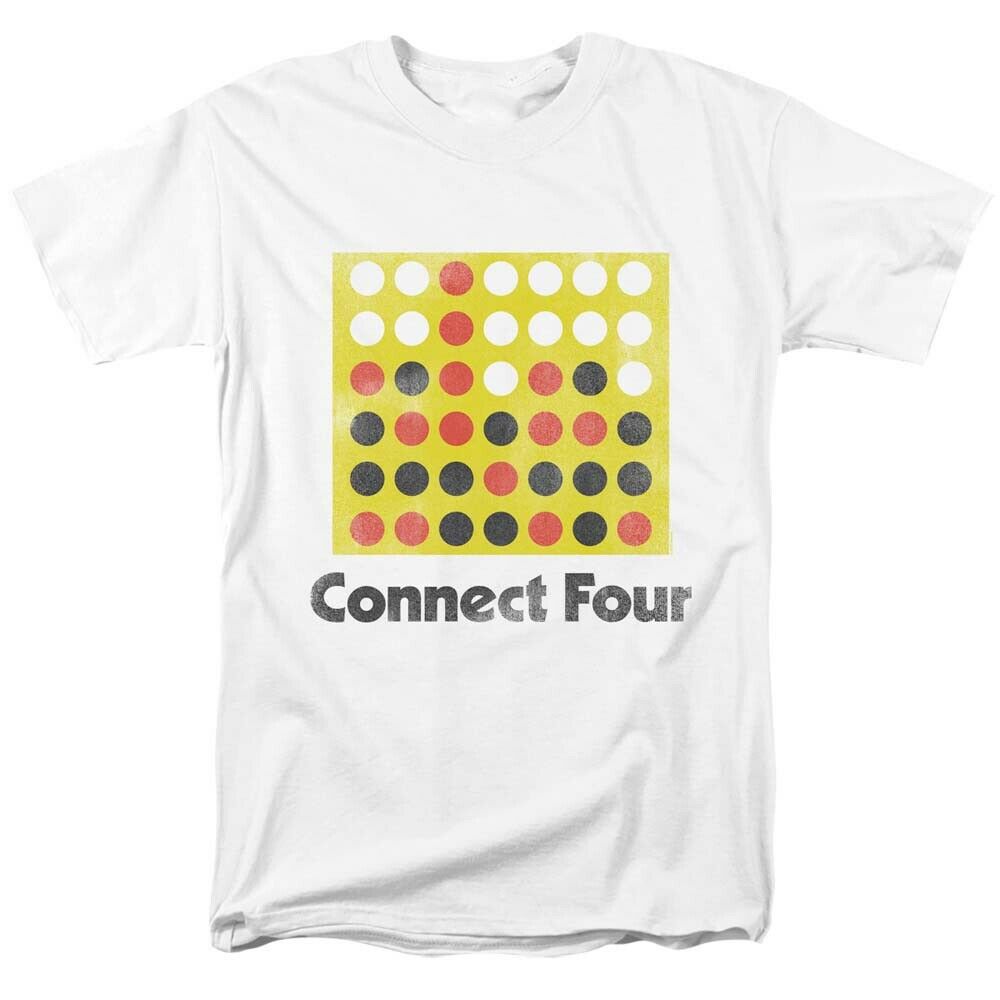 Connect Four T-shirt classic board game retro 70s 80s toys graphic printed tee