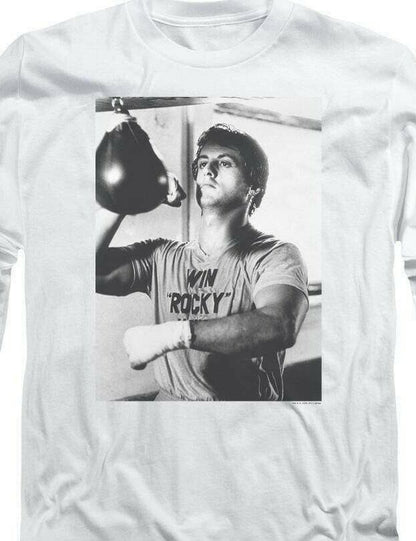 Rocky II Win Rocky Balboa Sylvester Stallone Long Sleeve Graphic Tshirt MGM225