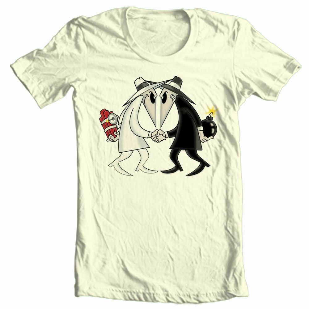 Spy vs Spy T-shirt MAD magazine retro 1970s comics graphic tee throwback design tshirt for sale