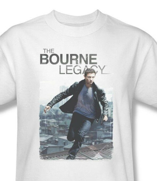 Bourne Legacy T-shirt Jason Bourne cotton white graphic movie white tee UNI709