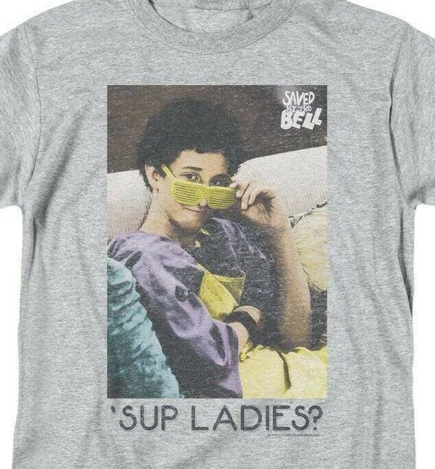 Saved by the Bell Samuel Screech Powers retro 80's teen sitcom T-shirt NBC779