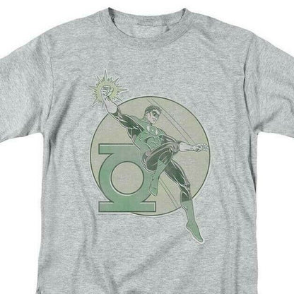 Green Lantern T-shirt retro 80s DC comic book cartoon superhero grey tee DCO603