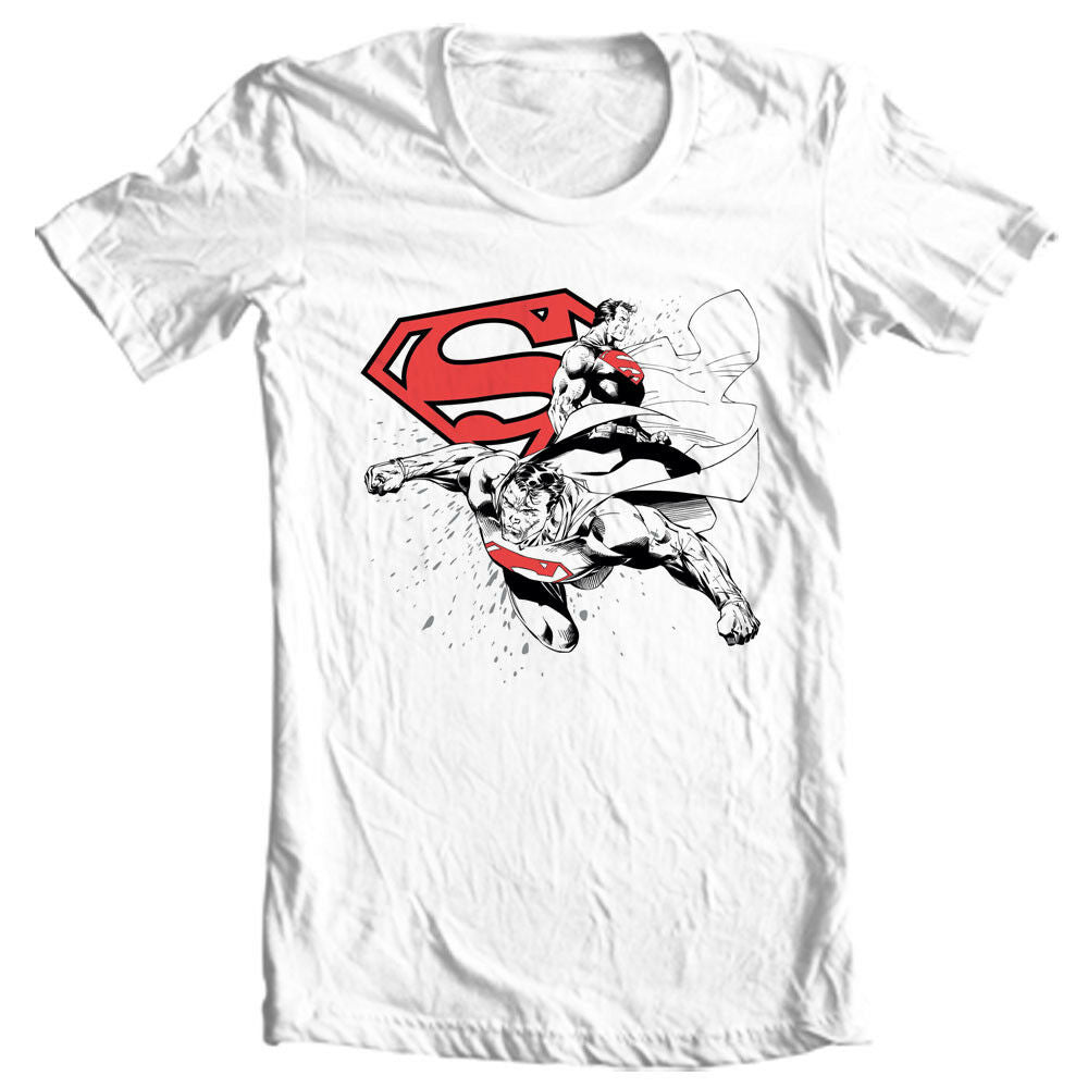 Superman T-shirt DC comic justice league man of steel superhero tee shirt 