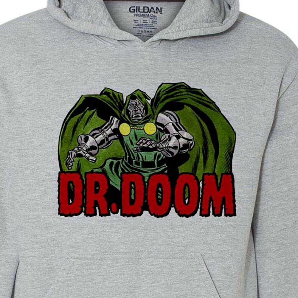 Dr. Doom Hoodie retro marvel design adult hooded sweatshirt