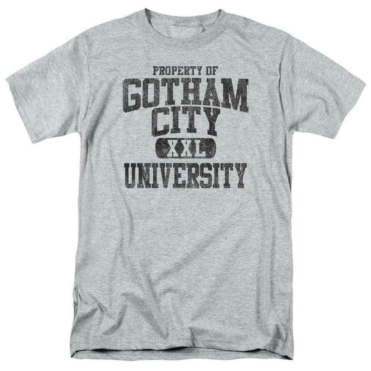 BATMAN PROPERTY OF GCU  T-SHIRT Gotham superhero cotton blend graphic tee BM1952