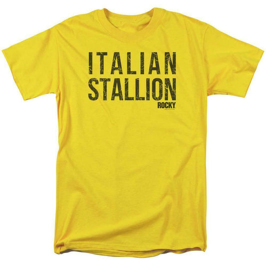 Rocky Italian Stallion T-shirt Logo Retro 70's 80's Movie Distressed tee MGM183