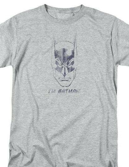 Batman DC Comics I am Batman Graphic T-shirt Justice League Superman BM1281