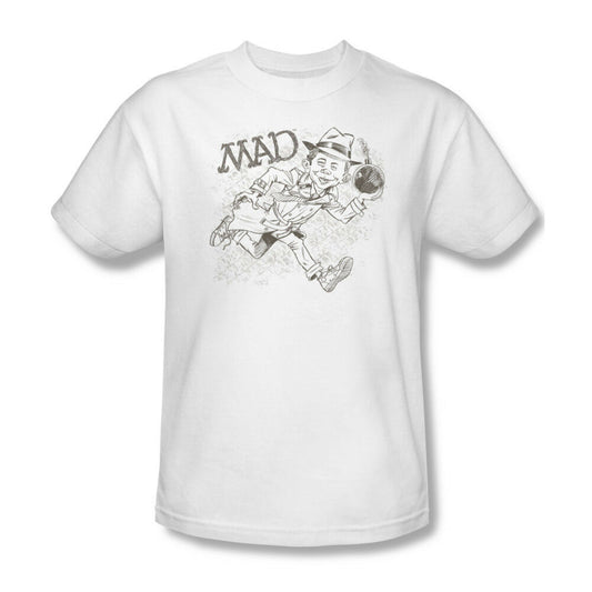 MAD Magazine Pencil Art T-Shirt - Retro Humor Classic Comedy Show WBT27