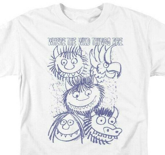 Where the Wild Things Are T-shirt classic fit cotton graphic tee WBM703