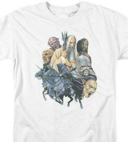 Lord of the Rings T shirt COLLAGE OF EVIL Hobbit cotton graphic tee LOR1012