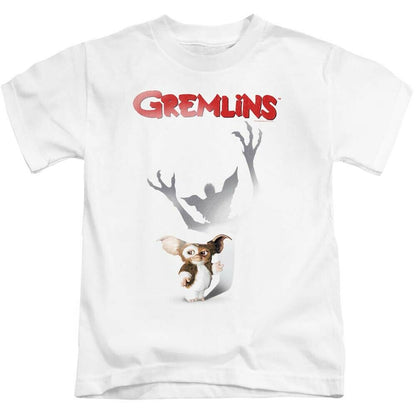 Gremlins T-shirt retro 1980s movie poster graphic printed cotton white tee