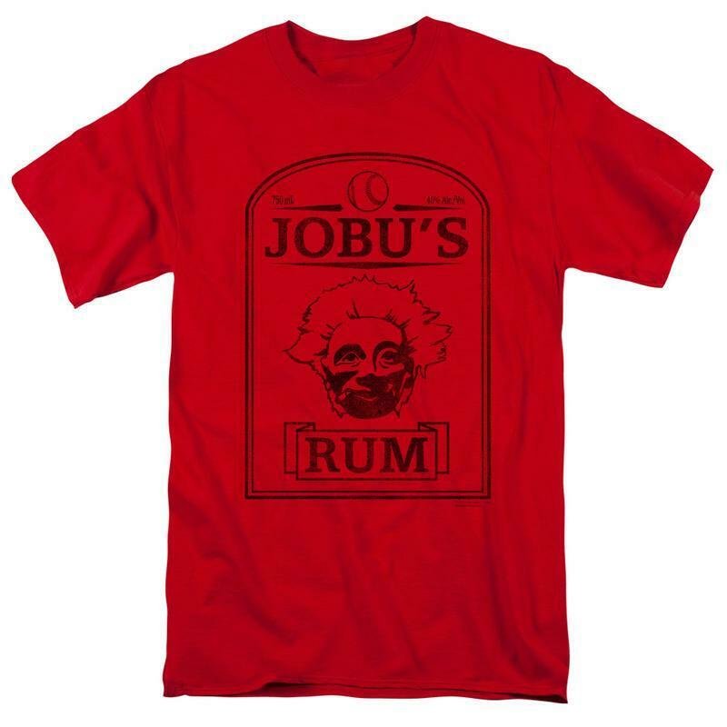 Major League Jobu's Rum Wild thing retro 80's movie red graphic t-shirt PAR466