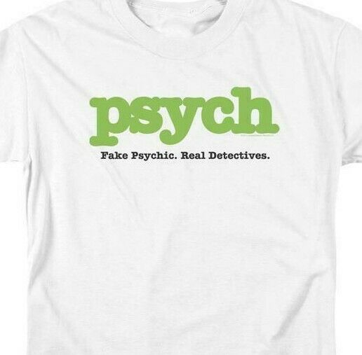 Psych t-shirt Fake Psychic Real Detective comedy TV series graphic tee NBC589