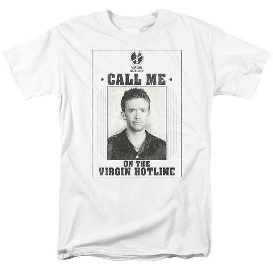 Bud Bundy Virgin Hotline T-Shirt - Married with Children TV Show Tee SONYT178