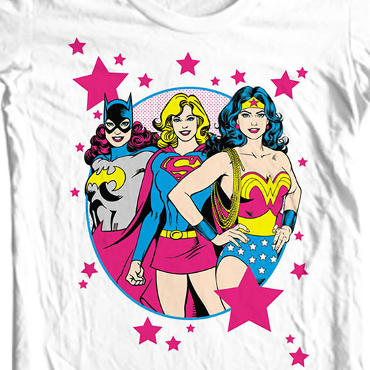 Wonder Woman T-shirt white graphic superhero men's tee DCO450B