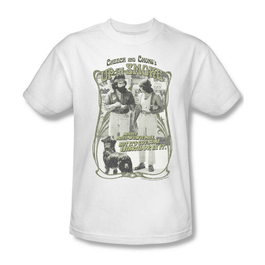 Cheech Chong t-shirt up in smoke classic retro 70s movie cotton graphic tee PAR152