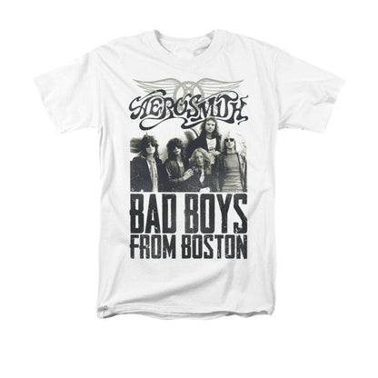 Aerosmith T-shirt Bad Boys Boston men's regular fit 100% cotton tee