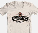 Murphy's Irish Stout T shirt men's regular fit tan graphic tee shirt
