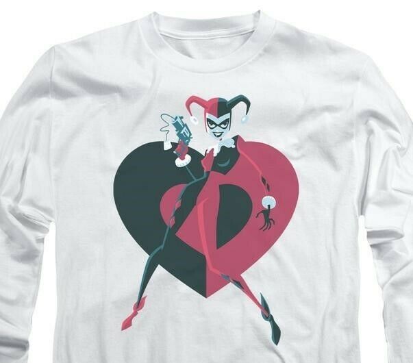 Harley Quinn T-shirt Joker Suicide Squad Batman Gotham long sleeve tee BM2262