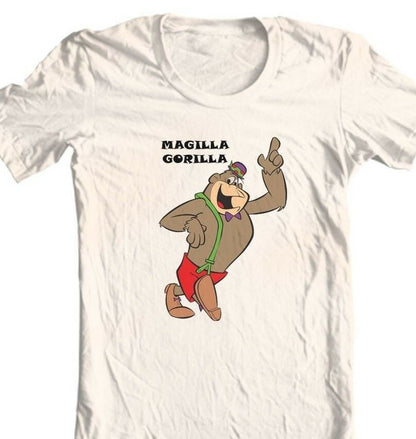 Magilla Gorilla T-shirt retro 80s Saturday morning cartoon cotton graphic tee