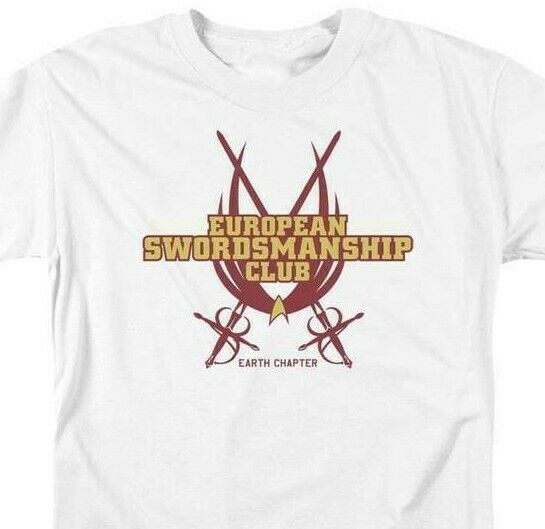 Star Trek T-shirt European Swordsmanship Club Earth Chpt graphic tee for sale