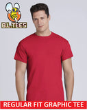 DC Comics Heroes T-shirt DC comics adult regular fit graphic cotton tee DCO280