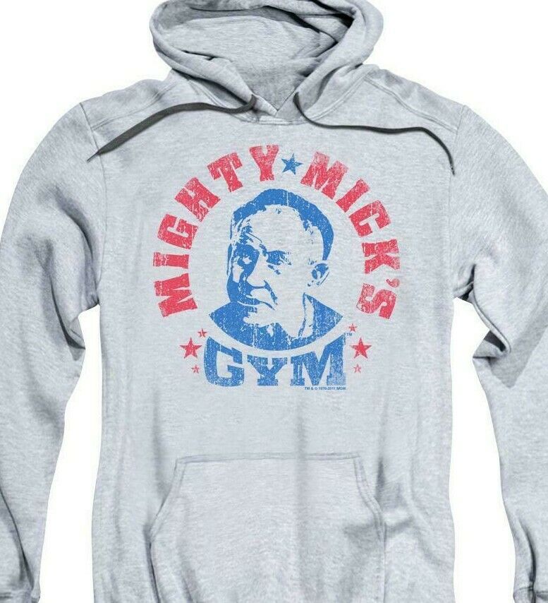 Rocky Mighty Micks Gym Graphic Hoodie Retro 70s 80s Movie Balboa Boxing MGM113