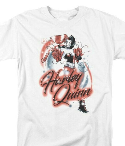 DC Comics Harley Quinn 'Dynamite' T-shirt white cotton tee BM2848