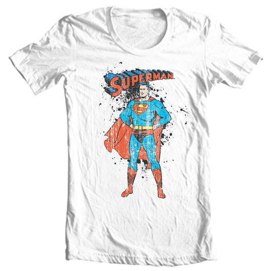 Superman Golden Age Tshirt DC comic justice league man of steel tee shirt for sale