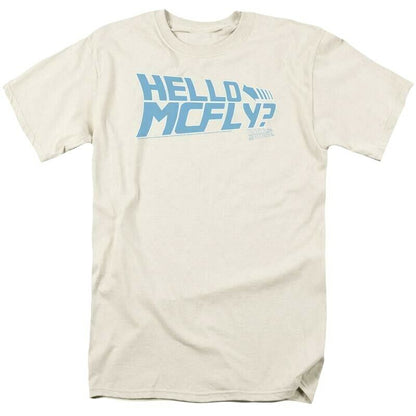 Back To The Future Hello McFly T-shirt adult regular fit graphic tee UNI366