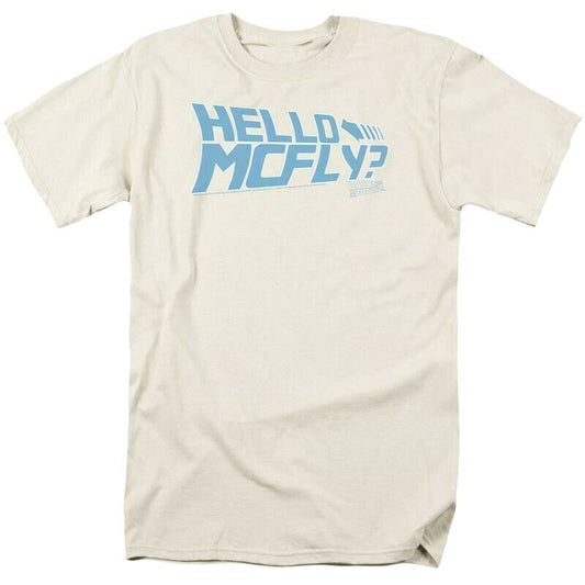 Back To The Future Hello McFly T-shirt adult regular fit graphic tee UNI366