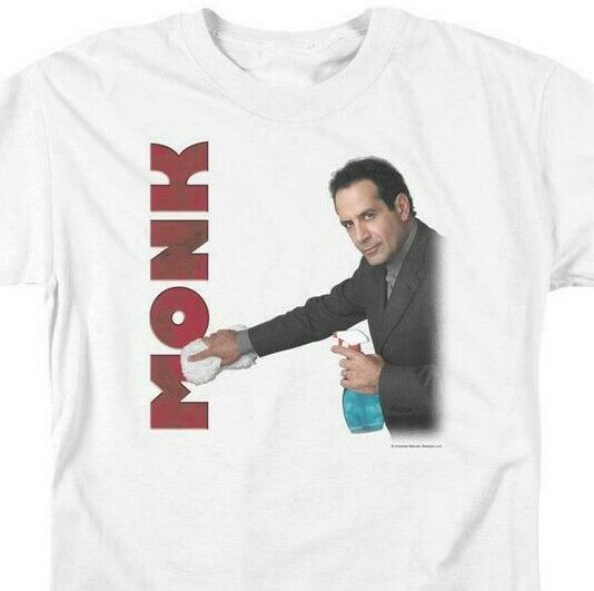 Monk t-shirt American comedy drama TV detective Adrian Monk graphic tee NBC150