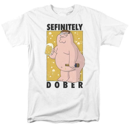 Family Guy t-shirt "Sefinitely Dober" Peter Griffin comedy tv graphic tee TCF525