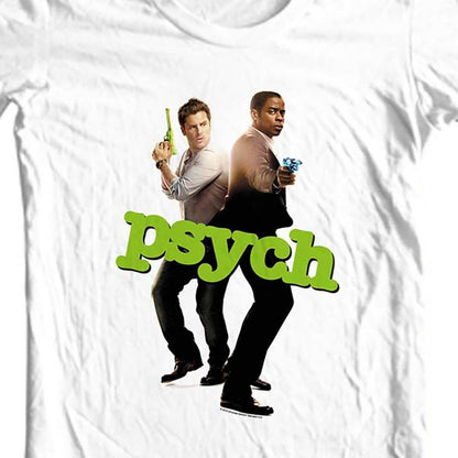 Psych T-shirt Shawn and Gus detective TV Show USA television NBC161