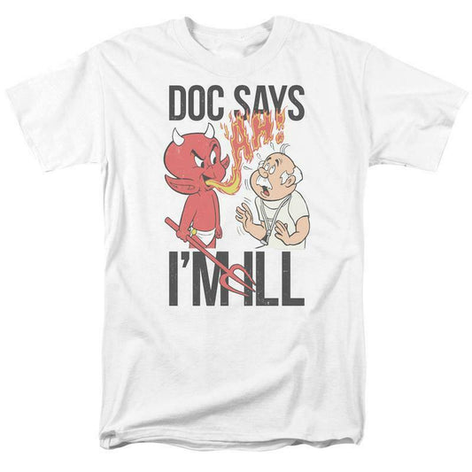 Hot Stuff Little Devil t-shirt Doc says Im ill retro comic graphic tee DRM347