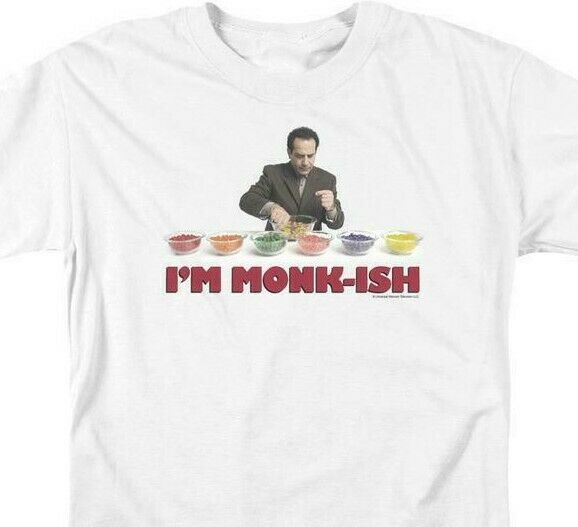 IM MONK-ISH t-shirt comedy-drama tv series Adrian Monk graphic tee NBC354