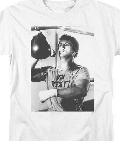 Rocky II Win Rocky Win Graphic 80s Tee Sylvester Stallone Rocky Balboa MGM225