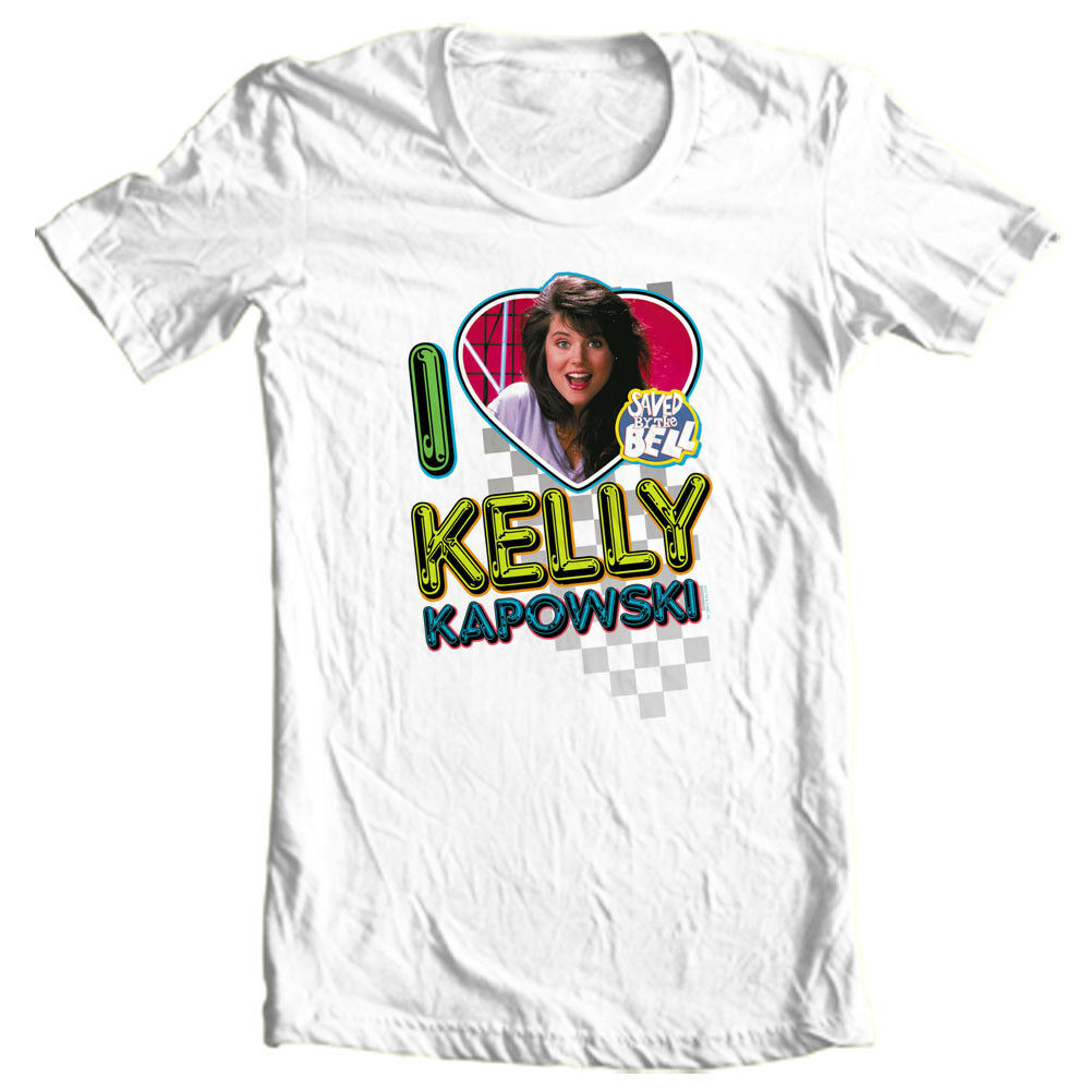 Kelly Kapowski Saved by the Bell t-shirt 1980’s retro teen TV show NBC144