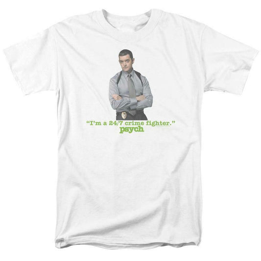 Psych T-shirt I'm a 24/7 Crime Fighter TV series graphic tee NBC590