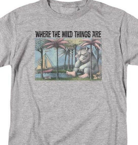 Where Wild Things Are T-shirt classic fit cotton blend graphic tee WBM709