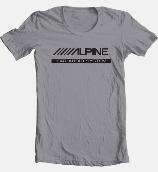 Alpine Electronics Enthusiast: Men's Logo T-Shirt - Sleek and Tech-Inspired Tee