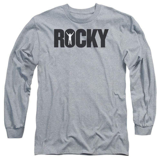 Rocky Classic retro movie T-shirt 70s 80s movie gray long sleeve tee MGM109