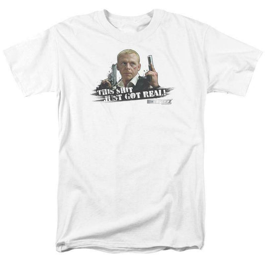 Hot Fuzz T Shirt Simon Pegg Shaun of the Dead cotton graphic tee shirt UNI169