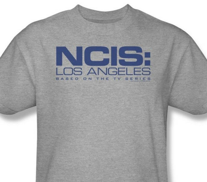 NCIS Los Angeles T-shirt Based On TV show 100% cotton grey tee CBS708